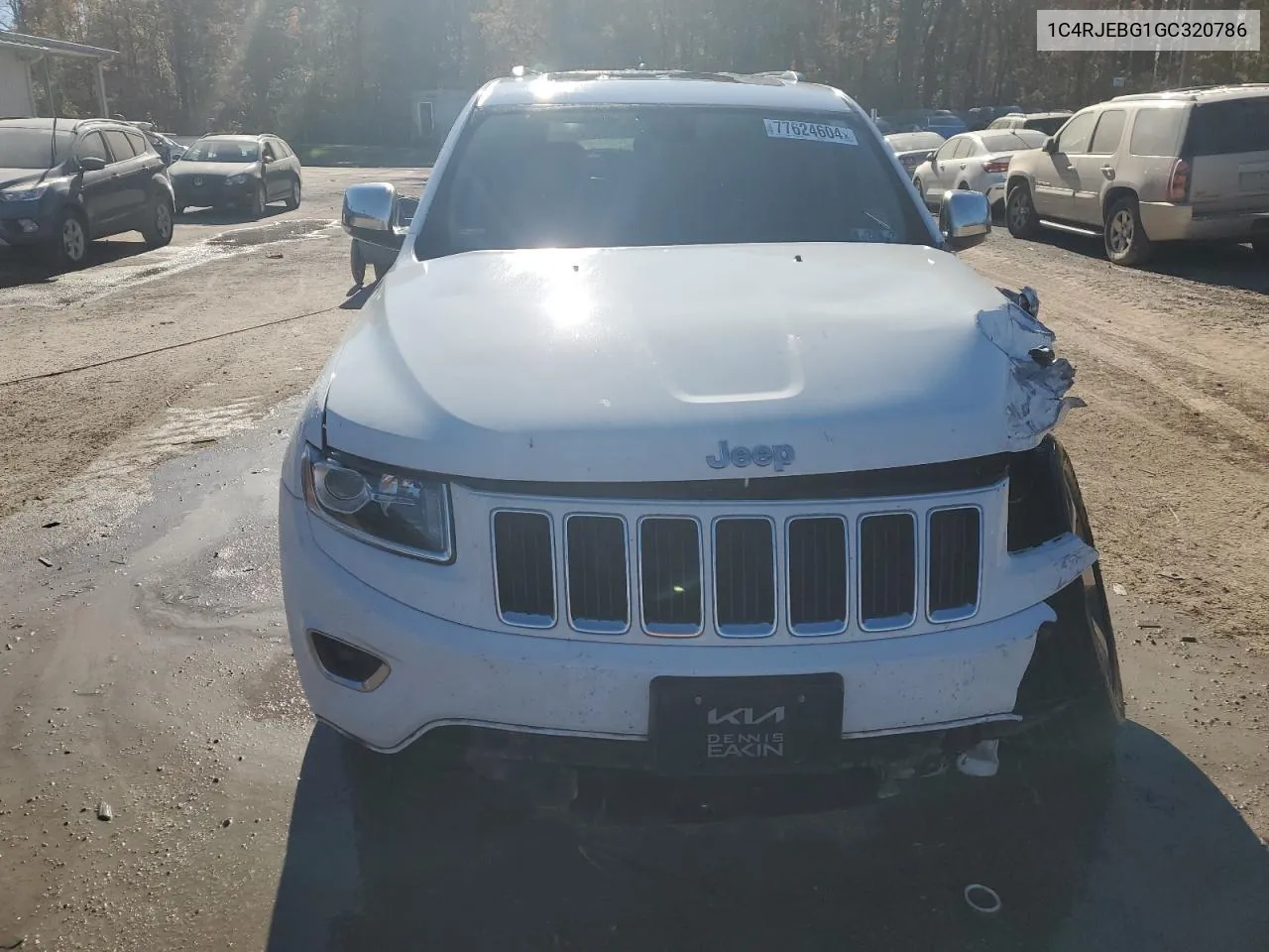 2016 Jeep Grand Cherokee Limited VIN: 1C4RJEBG1GC320786 Lot: 77624604