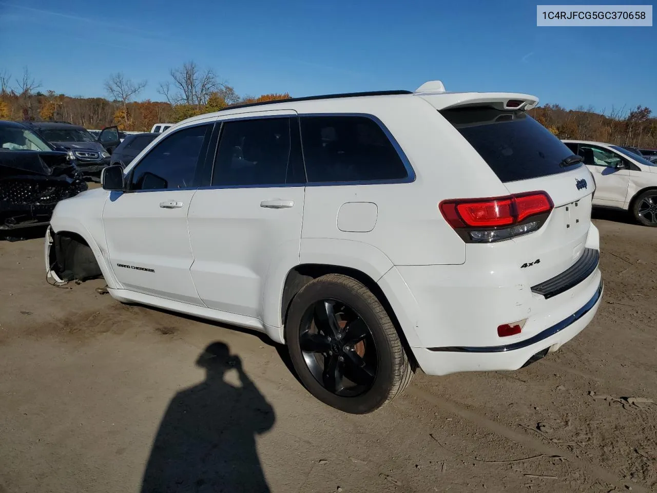 2016 Jeep Grand Cherokee Overland VIN: 1C4RJFCG5GC370658 Lot: 77627244