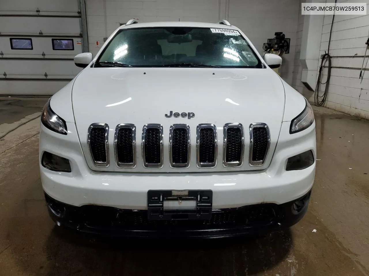 2016 Jeep Cherokee Latitude VIN: 1C4PJMCB7GW259513 Lot: 77698994