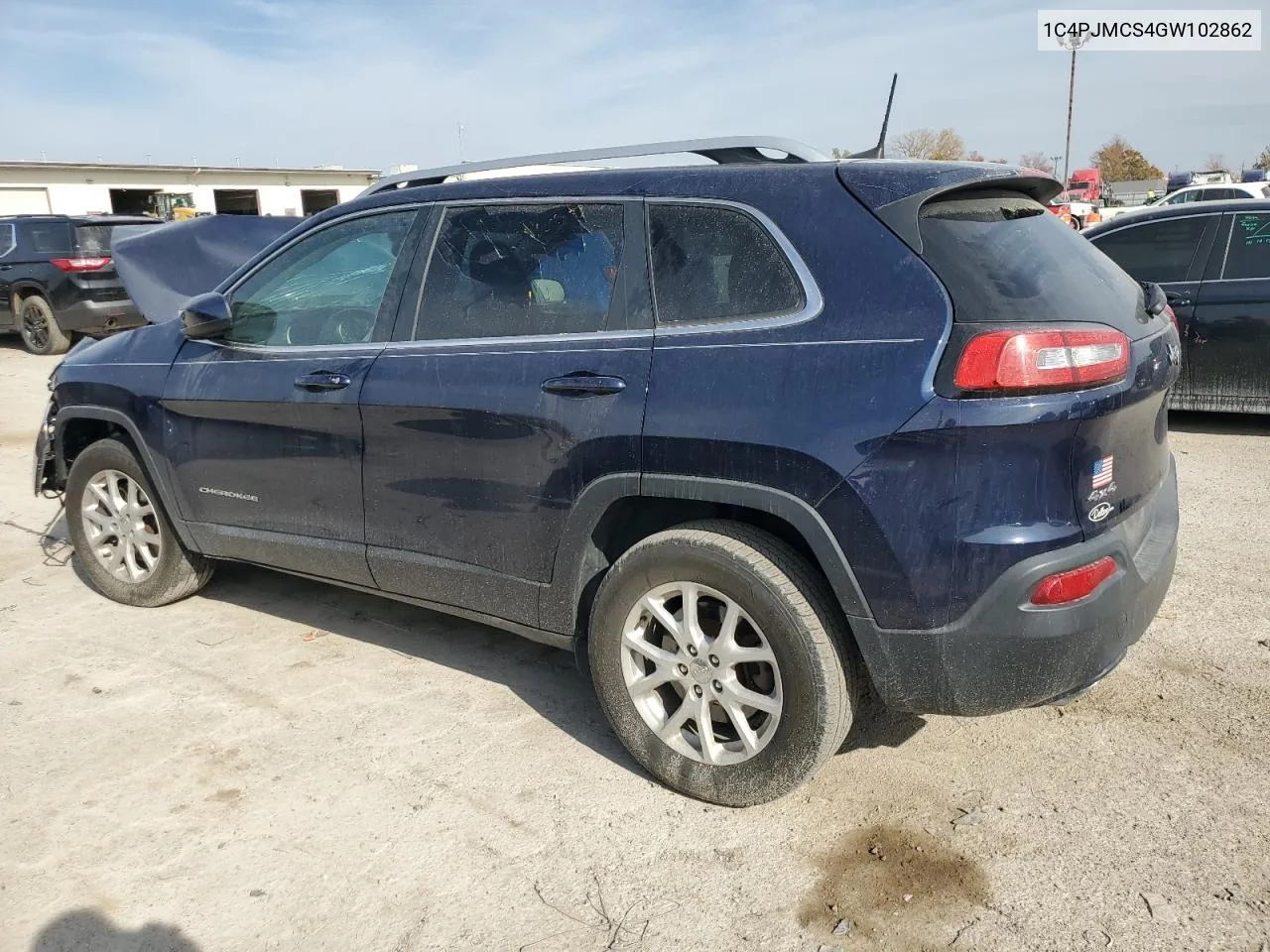 2016 Jeep Cherokee Latitude VIN: 1C4PJMCS4GW102862 Lot: 77741564