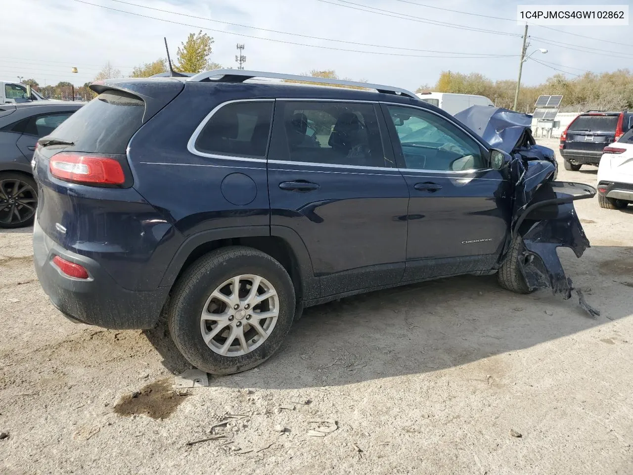 2016 Jeep Cherokee Latitude VIN: 1C4PJMCS4GW102862 Lot: 77741564