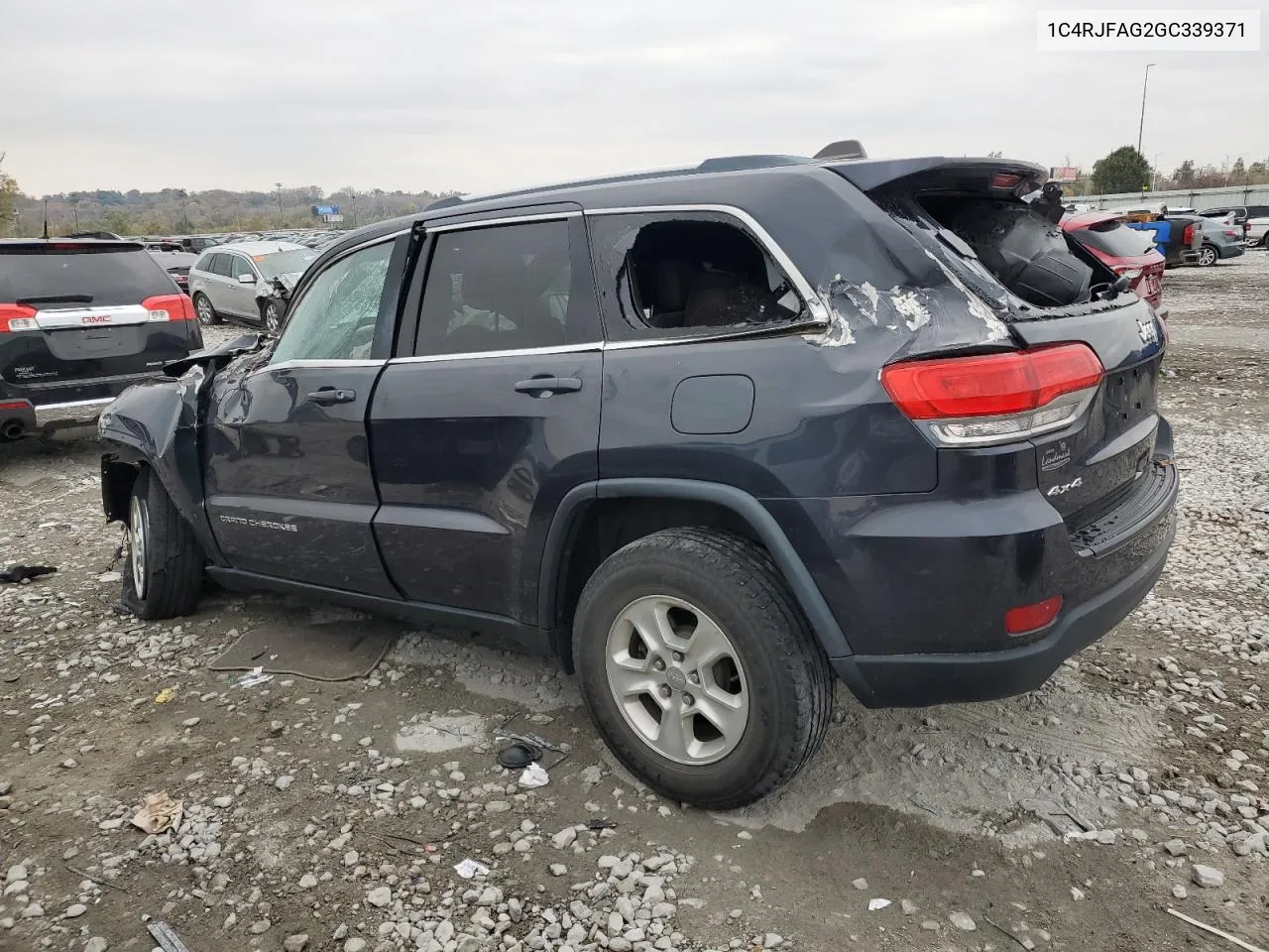 2016 Jeep Grand Cherokee Laredo VIN: 1C4RJFAG2GC339371 Lot: 77759794