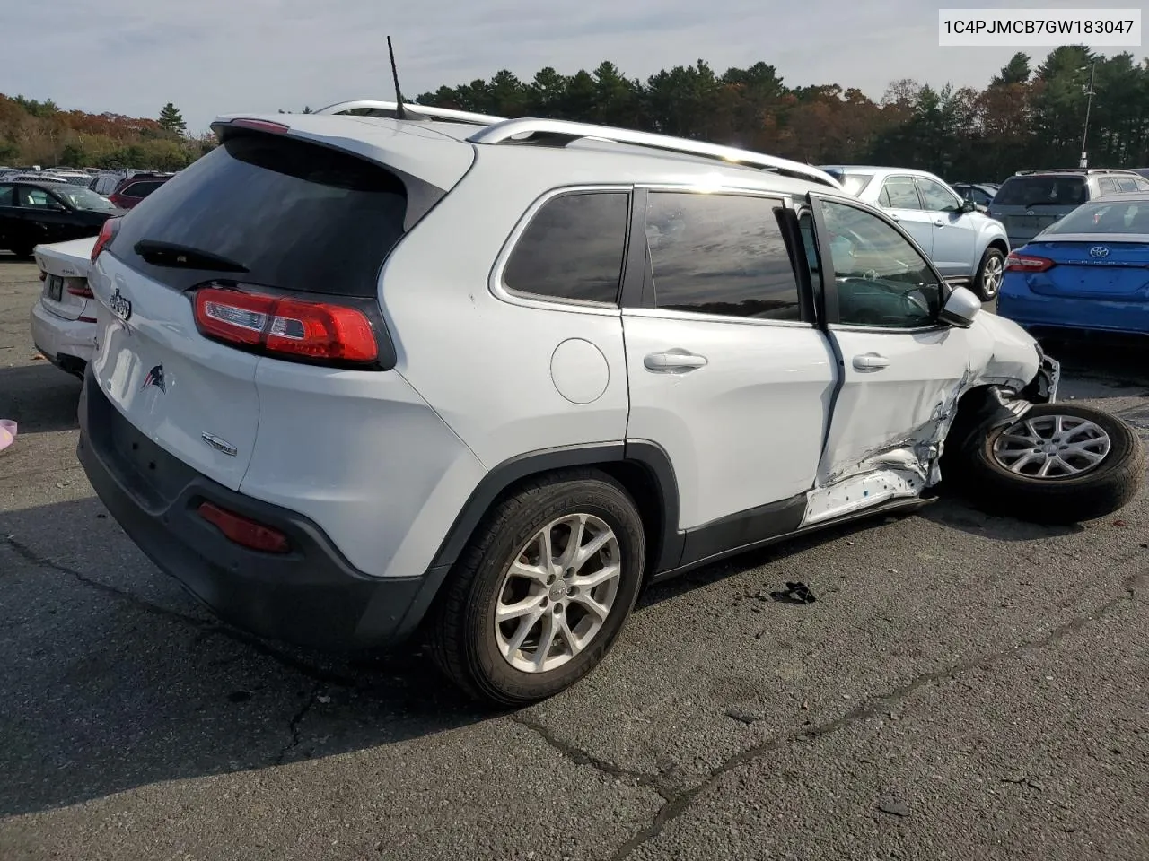 2016 Jeep Cherokee Latitude VIN: 1C4PJMCB7GW183047 Lot: 77790634