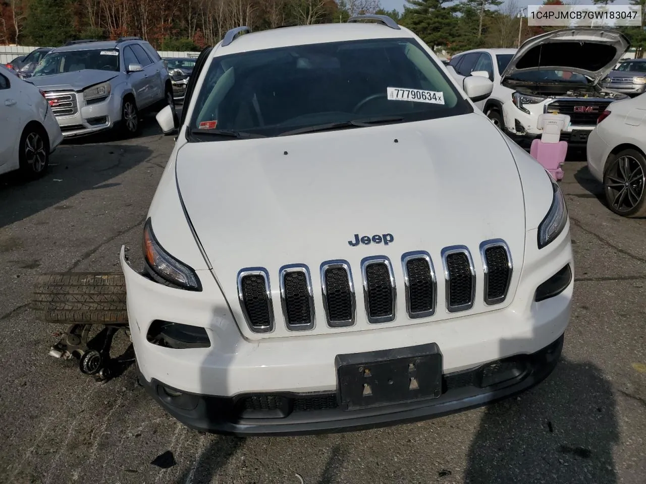 2016 Jeep Cherokee Latitude VIN: 1C4PJMCB7GW183047 Lot: 77790634