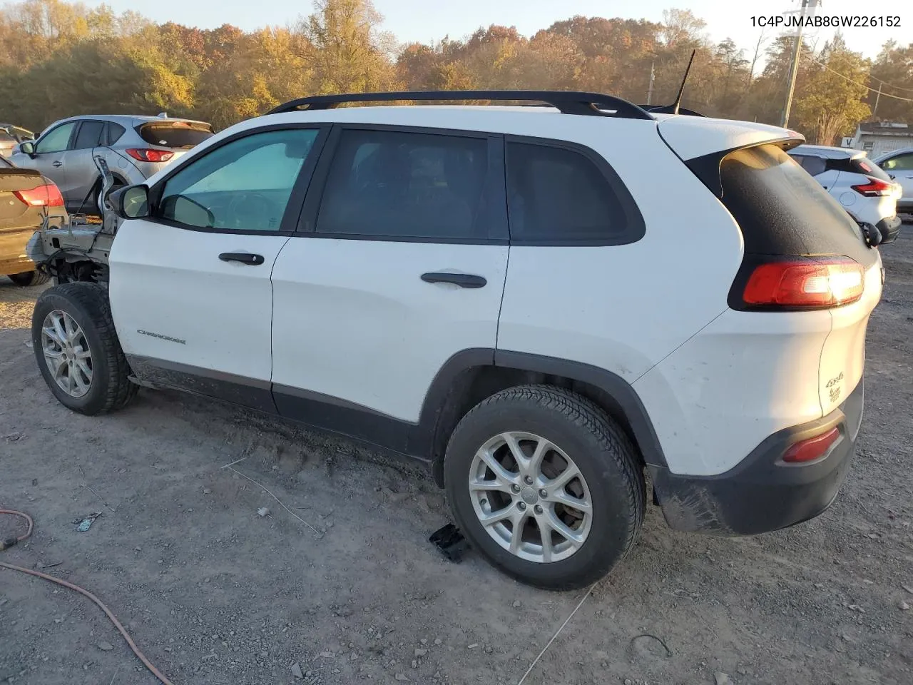 2016 Jeep Cherokee Sport VIN: 1C4PJMAB8GW226152 Lot: 77803104