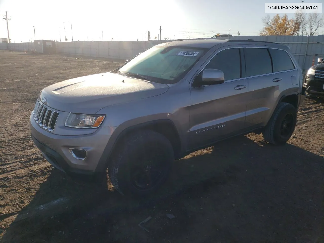 2016 Jeep Grand Cherokee Laredo VIN: 1C4RJFAG3GC406141 Lot: 77836204