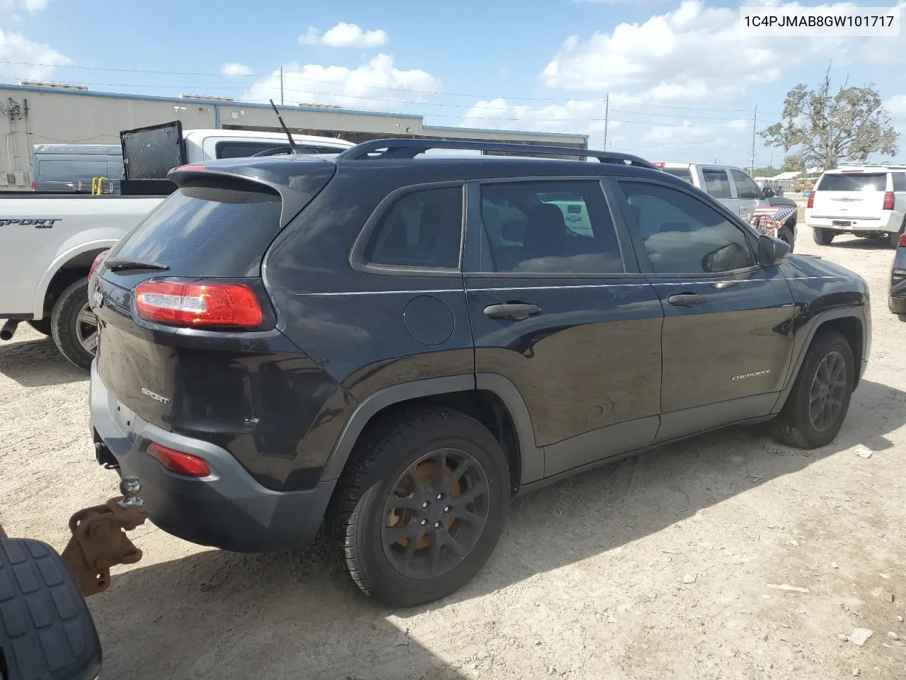 2016 Jeep Cherokee Sport VIN: 1C4PJMAB8GW101717 Lot: 77838294