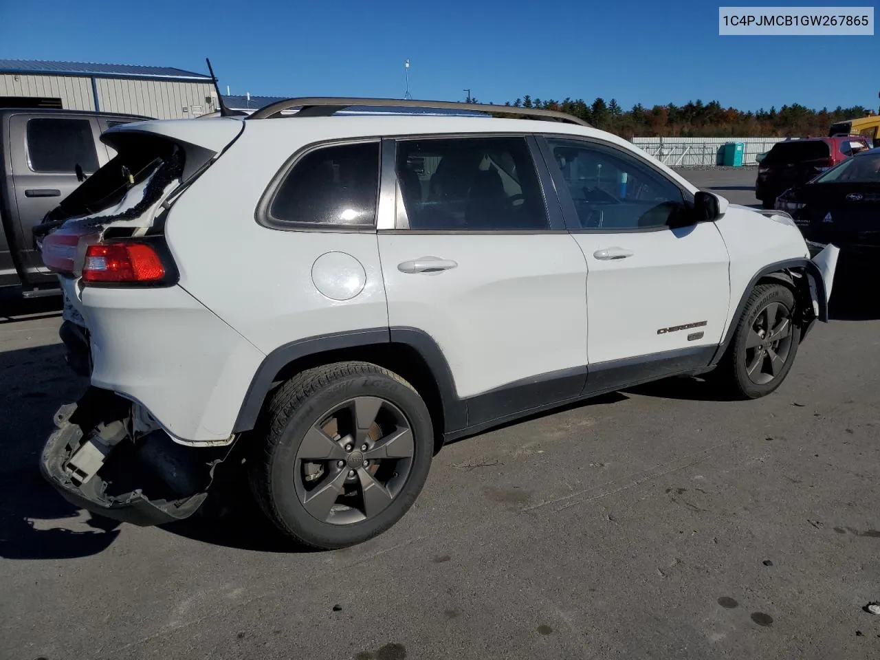 2016 Jeep Cherokee Latitude VIN: 1C4PJMCB1GW267865 Lot: 77840374