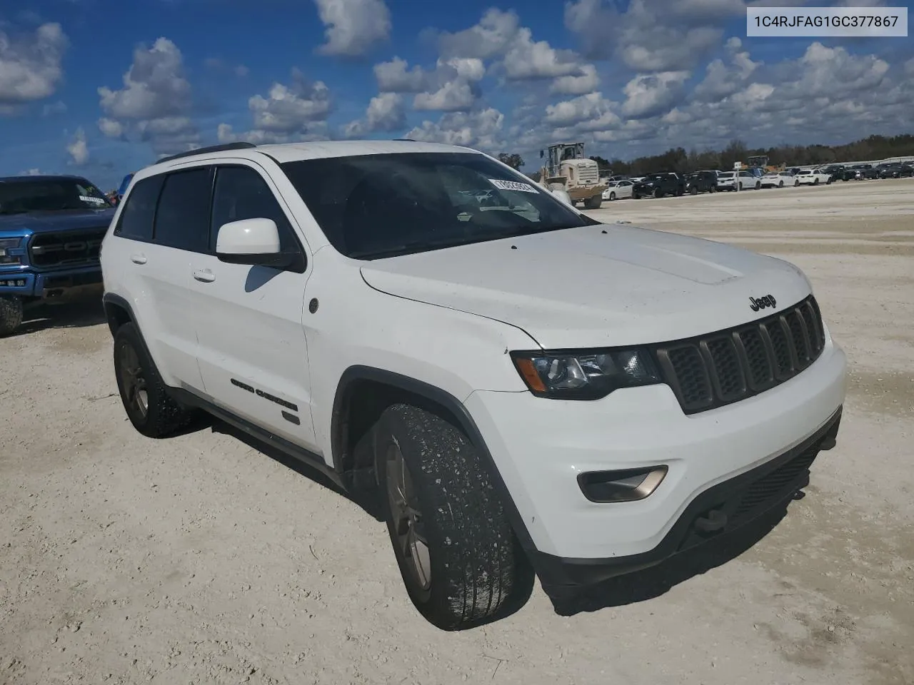 2016 Jeep Grand Cherokee Laredo VIN: 1C4RJFAG1GC377867 Lot: 78023924