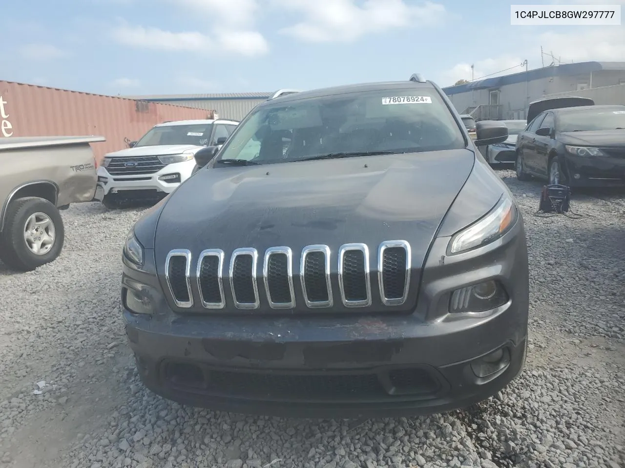 2016 Jeep Cherokee Latitude VIN: 1C4PJLCB8GW297777 Lot: 78078924