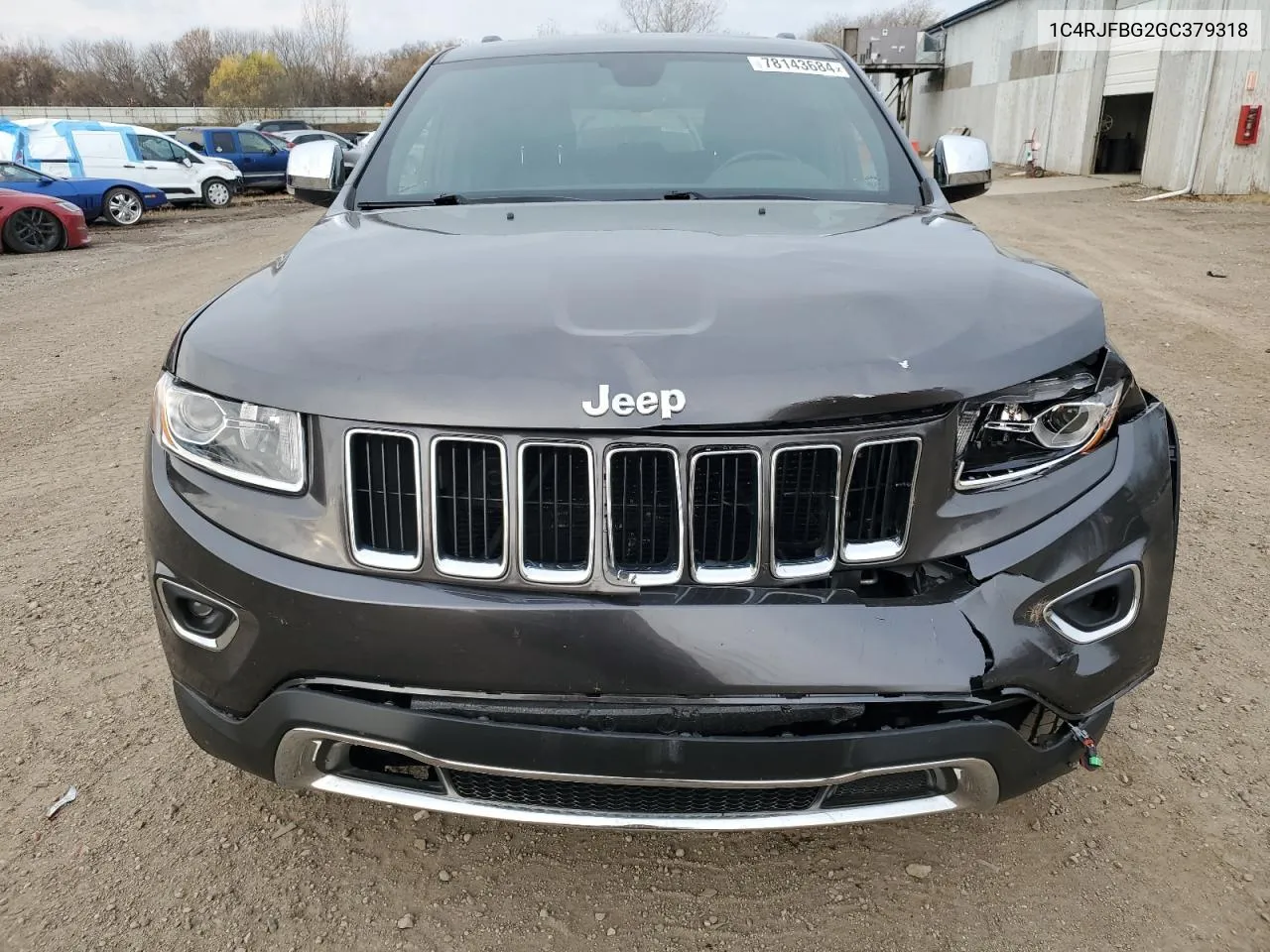 2016 Jeep Grand Cherokee Limited VIN: 1C4RJFBG2GC379318 Lot: 78143684