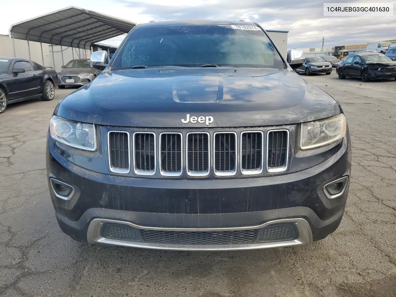 2016 Jeep Grand Cherokee Limited VIN: 1C4RJEBG3GC401630 Lot: 78182974