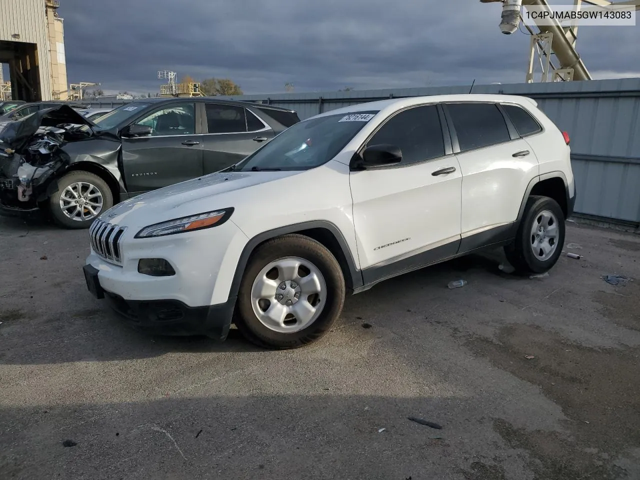 2016 Jeep Cherokee Sport VIN: 1C4PJMAB5GW143083 Lot: 78216144