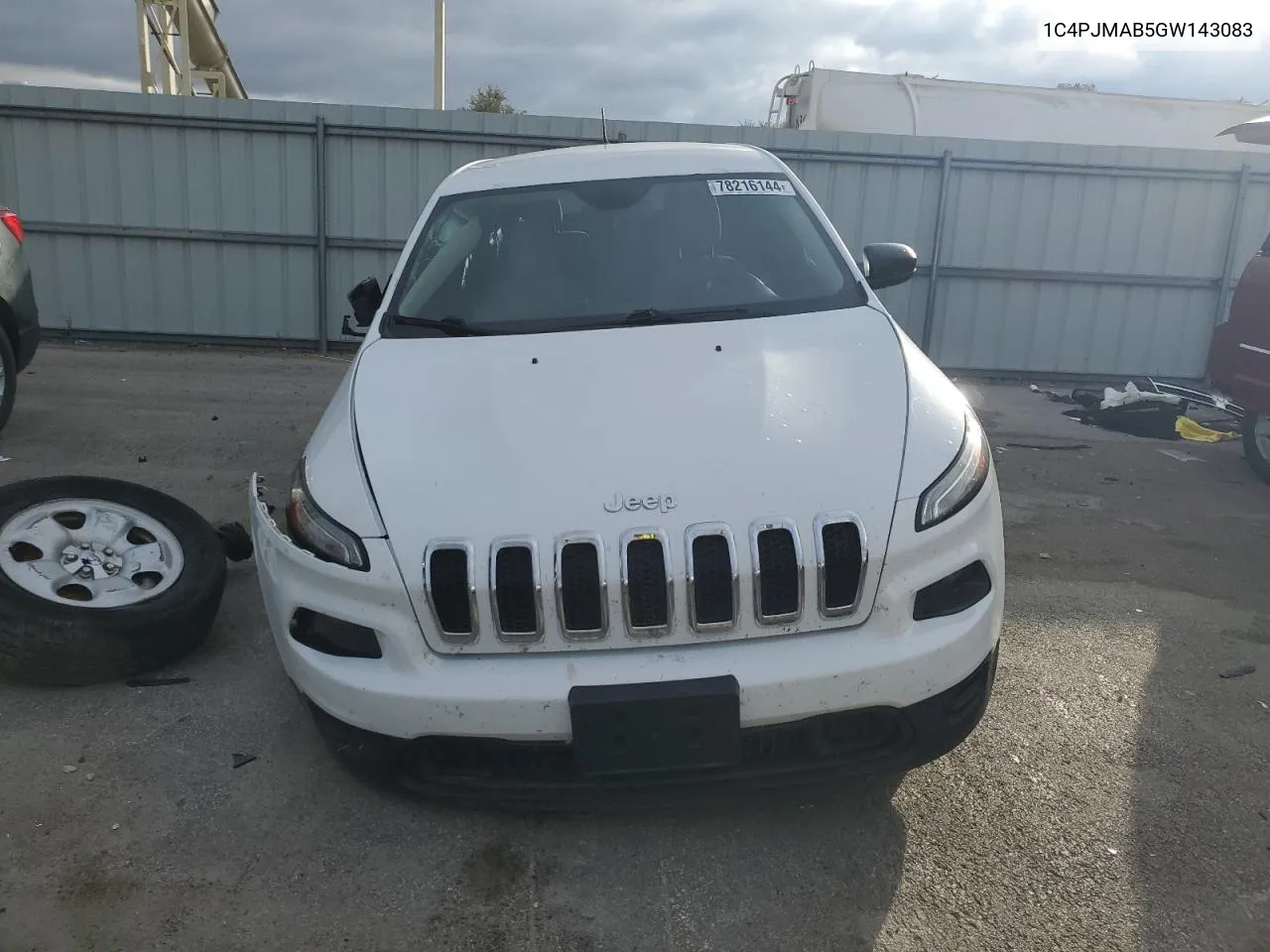 2016 Jeep Cherokee Sport VIN: 1C4PJMAB5GW143083 Lot: 78216144