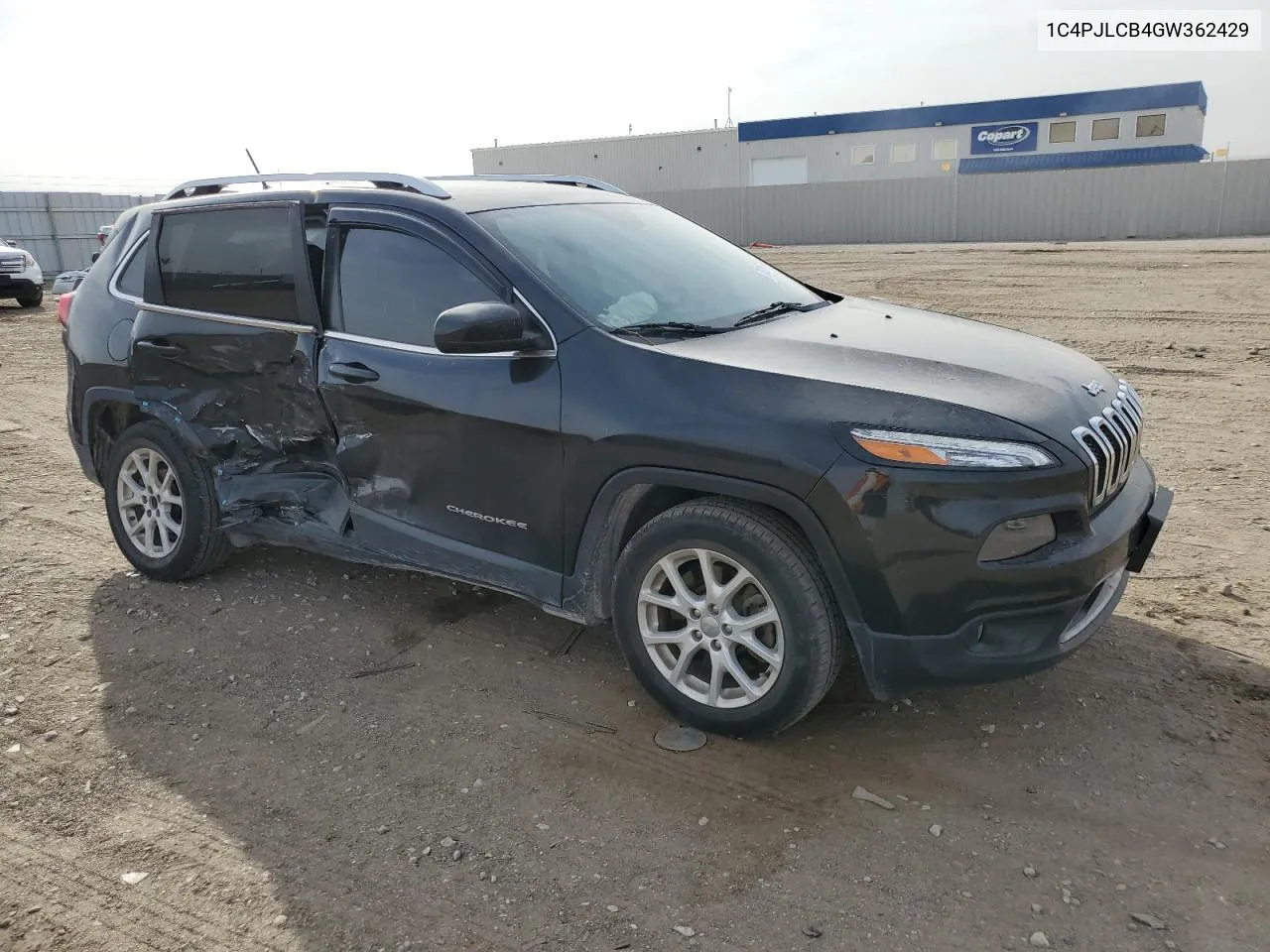 2016 Jeep Cherokee Latitude VIN: 1C4PJLCB4GW362429 Lot: 78261244