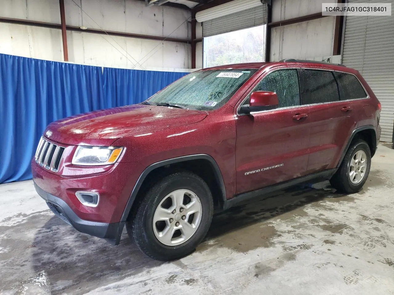 2016 Jeep Grand Cherokee Laredo VIN: 1C4RJFAG1GC318401 Lot: 78447954