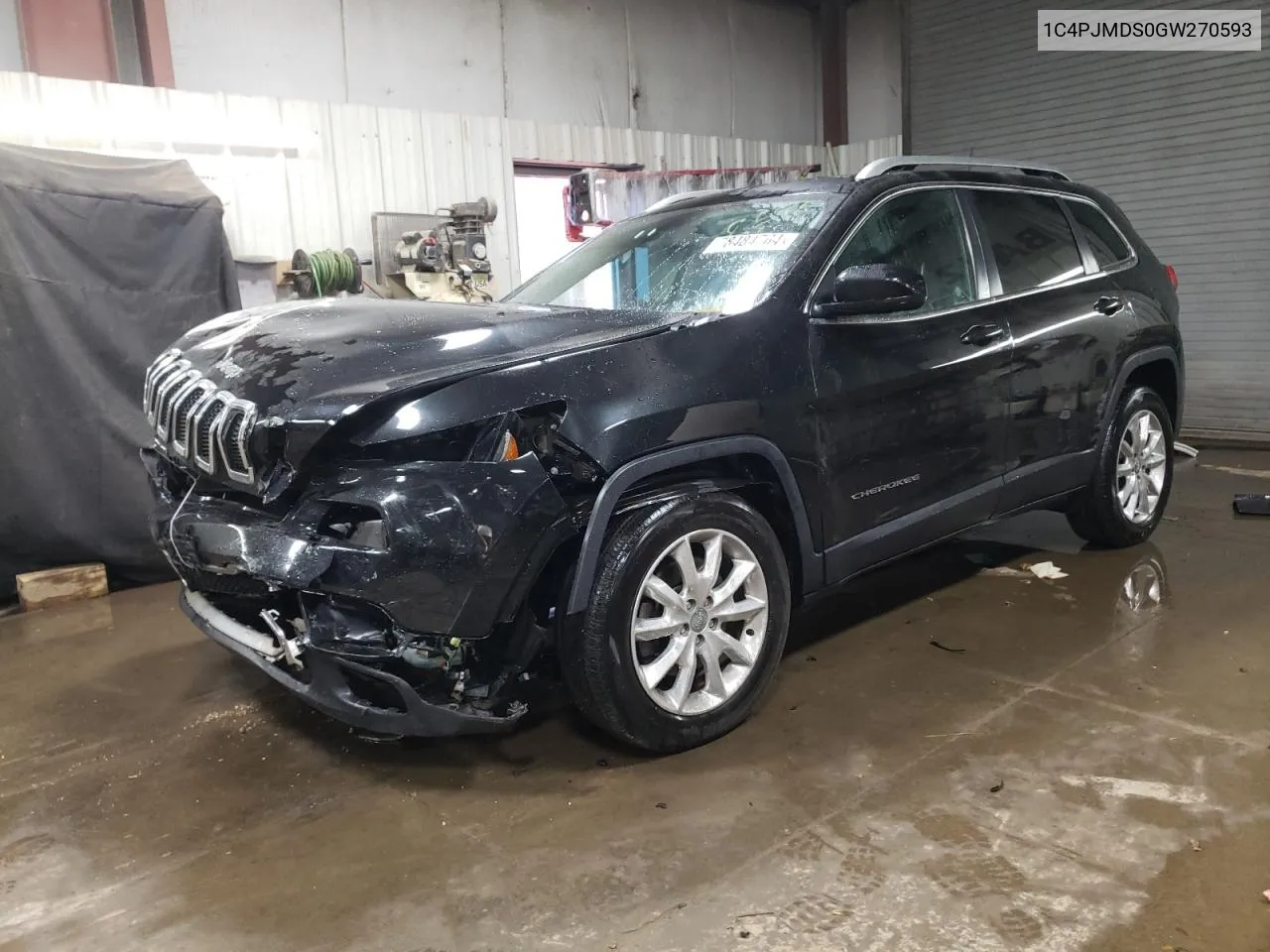 2016 Jeep Cherokee Limited VIN: 1C4PJMDS0GW270593 Lot: 78484704