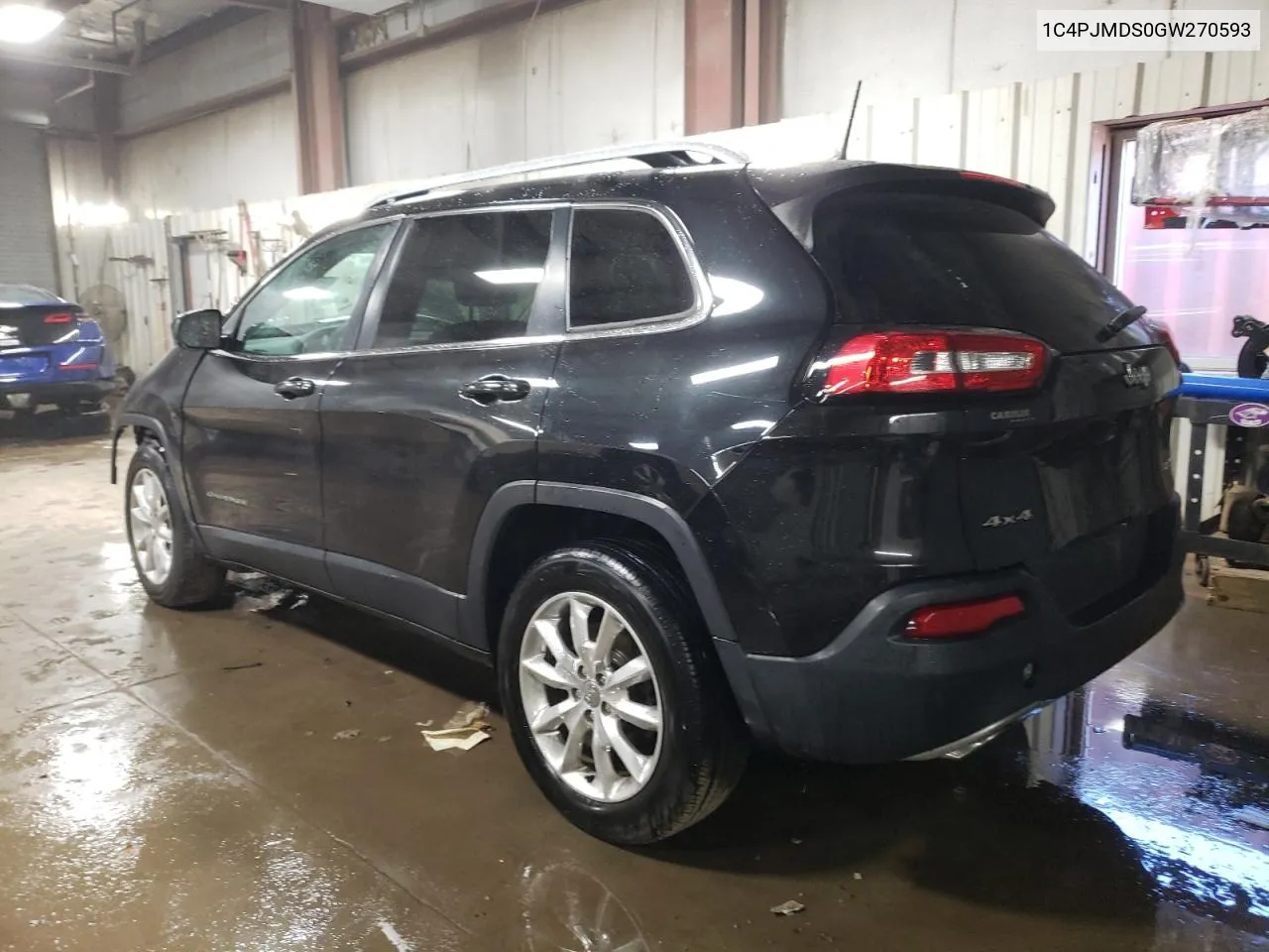 2016 Jeep Cherokee Limited VIN: 1C4PJMDS0GW270593 Lot: 78484704