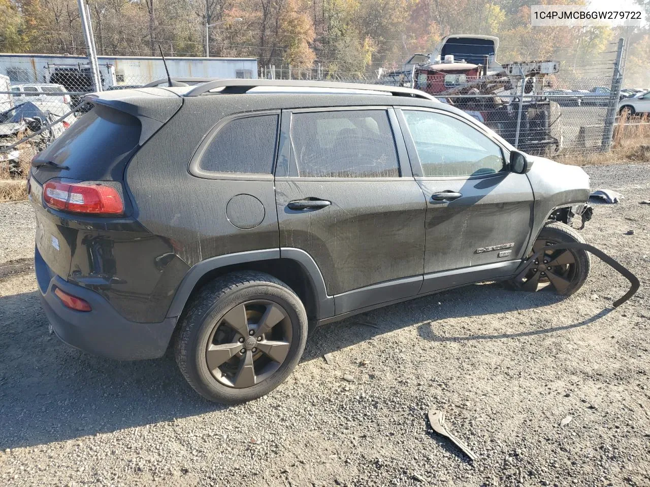 2016 Jeep Cherokee Latitude VIN: 1C4PJMCB6GW279722 Lot: 78588694