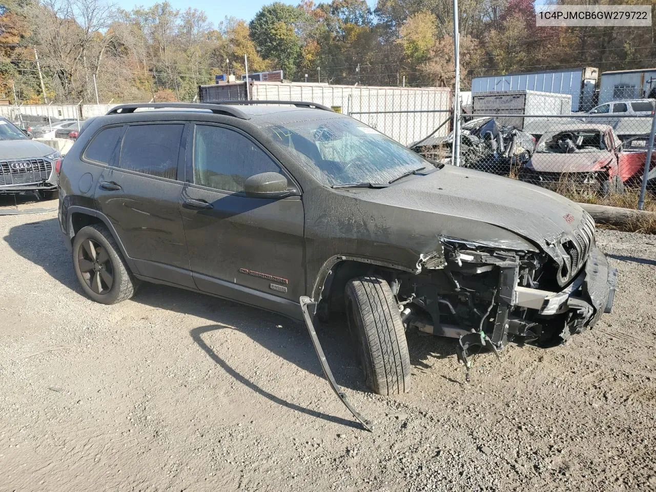 2016 Jeep Cherokee Latitude VIN: 1C4PJMCB6GW279722 Lot: 78588694