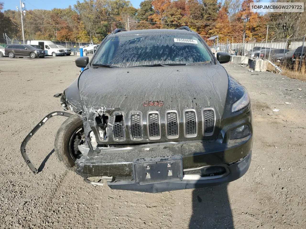 2016 Jeep Cherokee Latitude VIN: 1C4PJMCB6GW279722 Lot: 78588694