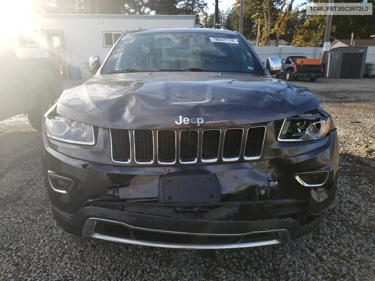 2016 Jeep Grand Cherokee Limited VIN: 1C4RJFBT3GC397260 Lot: 78647174