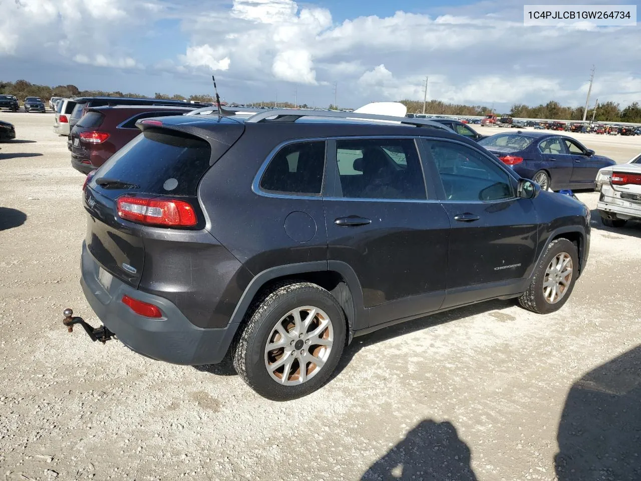 2016 Jeep Cherokee Latitude VIN: 1C4PJLCB1GW264734 Lot: 78667494