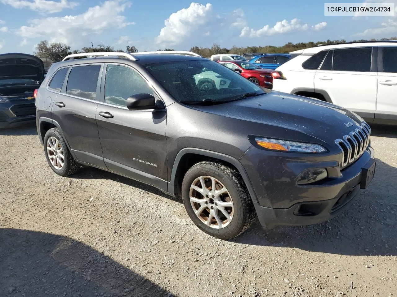 2016 Jeep Cherokee Latitude VIN: 1C4PJLCB1GW264734 Lot: 78667494