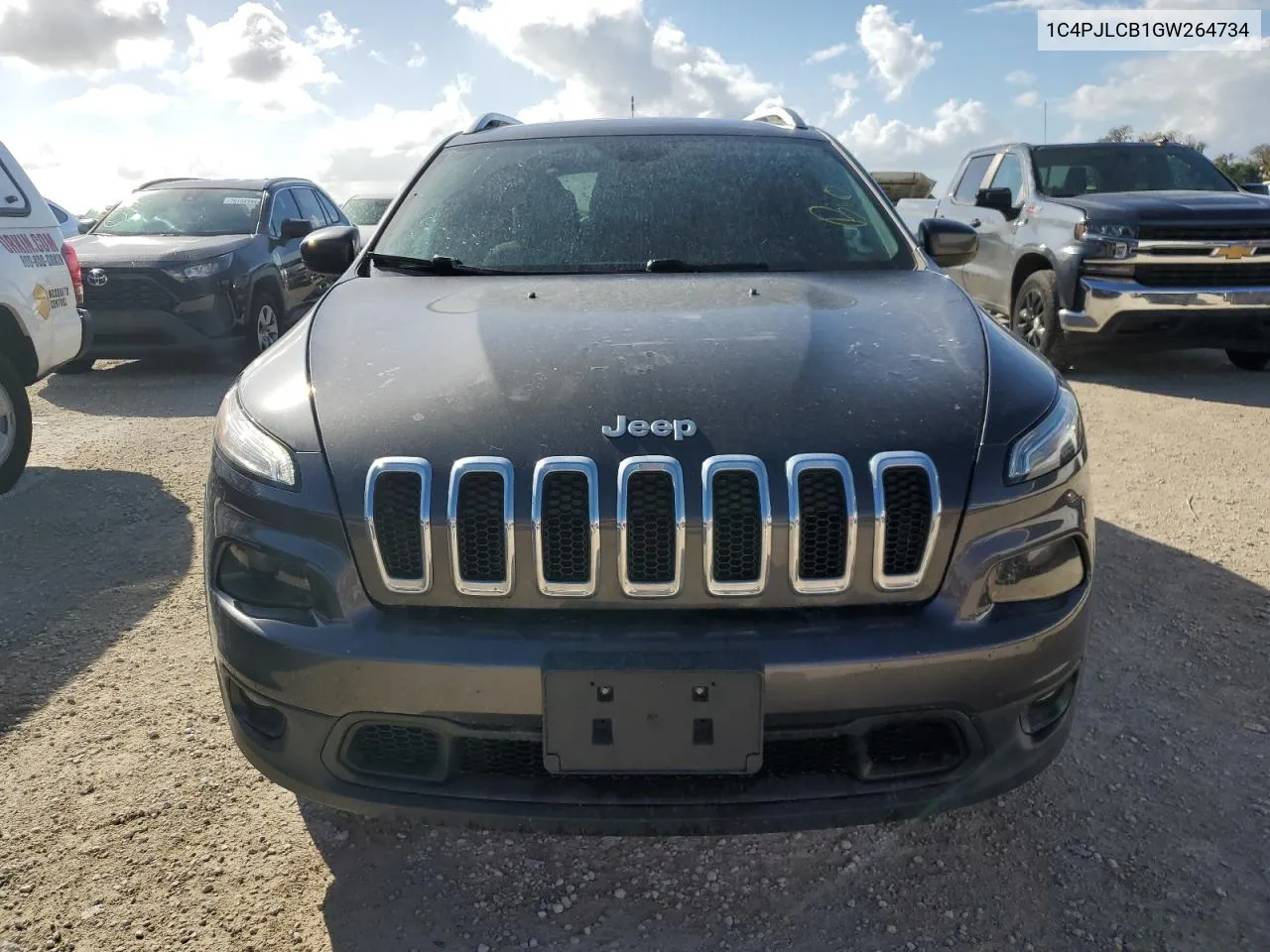 2016 Jeep Cherokee Latitude VIN: 1C4PJLCB1GW264734 Lot: 78667494