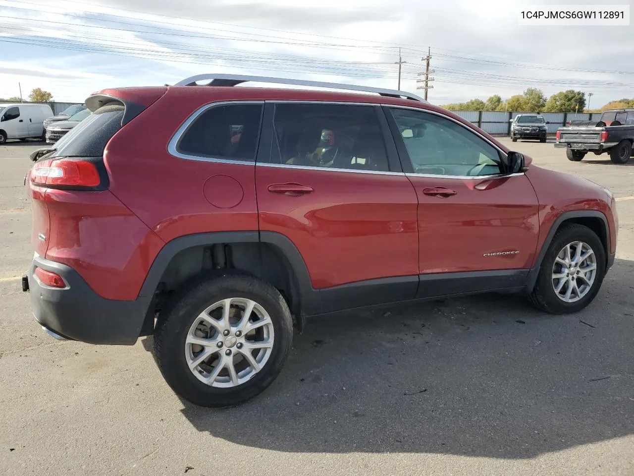 2016 Jeep Cherokee Latitude VIN: 1C4PJMCS6GW112891 Lot: 78674204