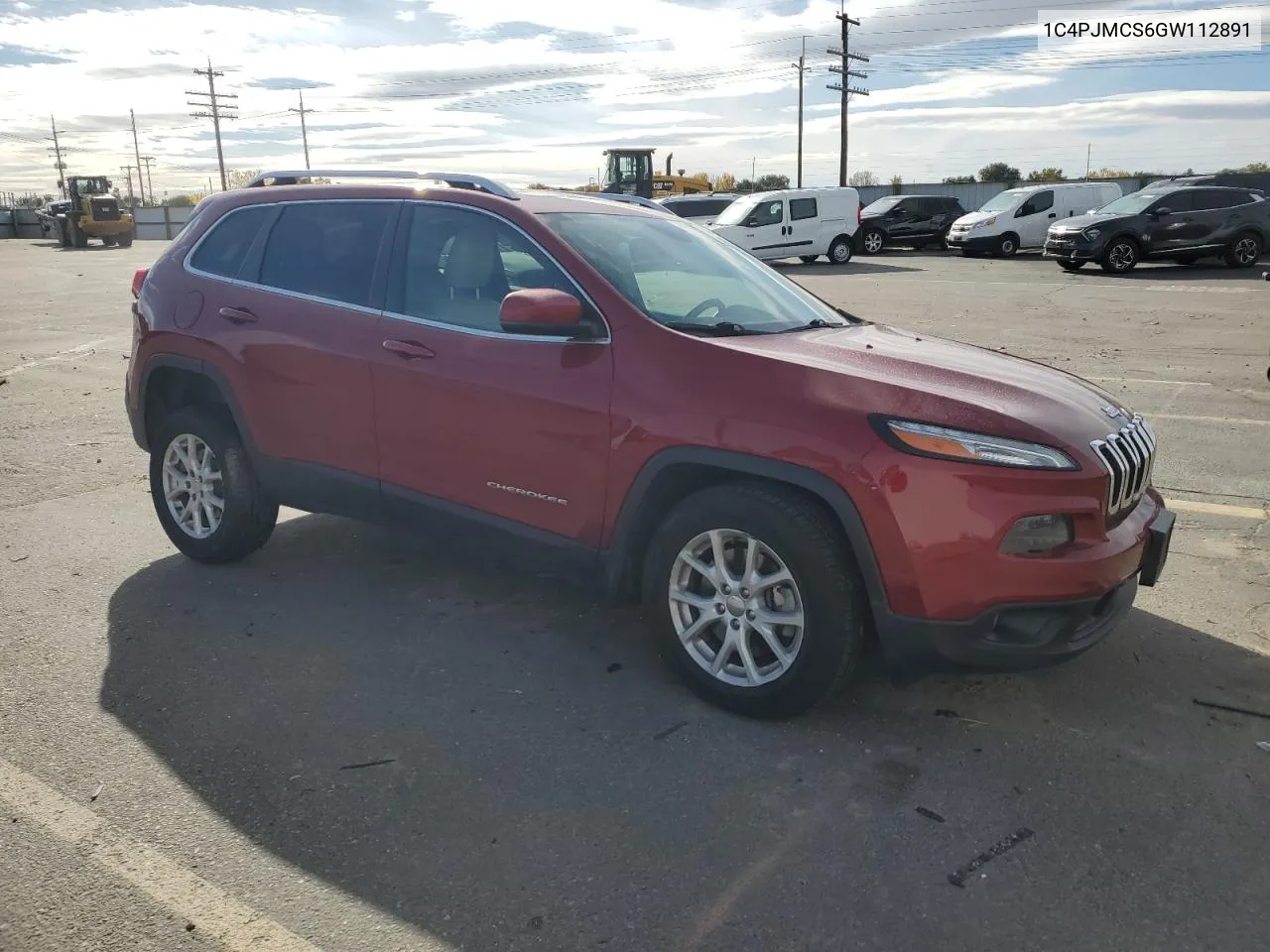 2016 Jeep Cherokee Latitude VIN: 1C4PJMCS6GW112891 Lot: 78674204