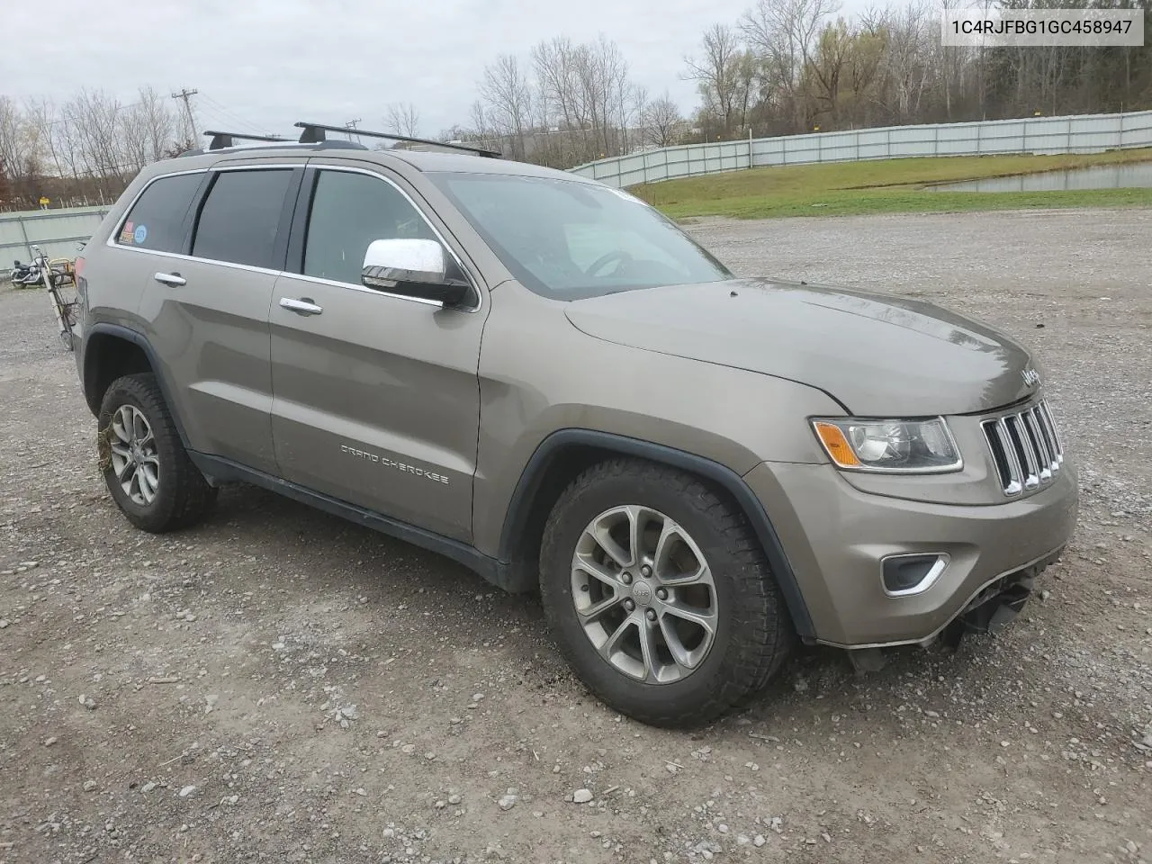 2016 Jeep Grand Cherokee Limited VIN: 1C4RJFBG1GC458947 Lot: 78803774