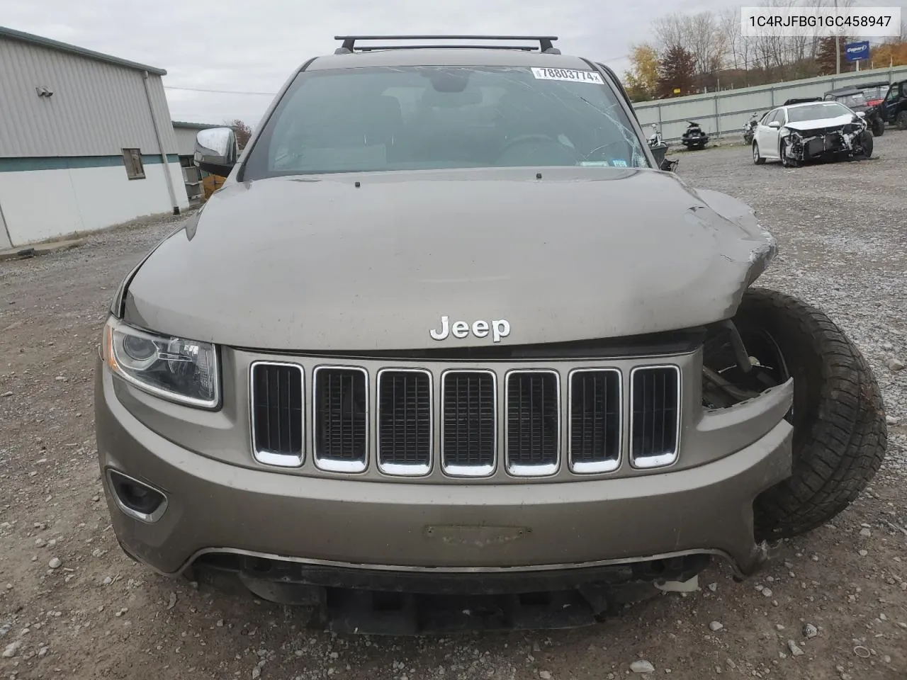 2016 Jeep Grand Cherokee Limited VIN: 1C4RJFBG1GC458947 Lot: 78803774