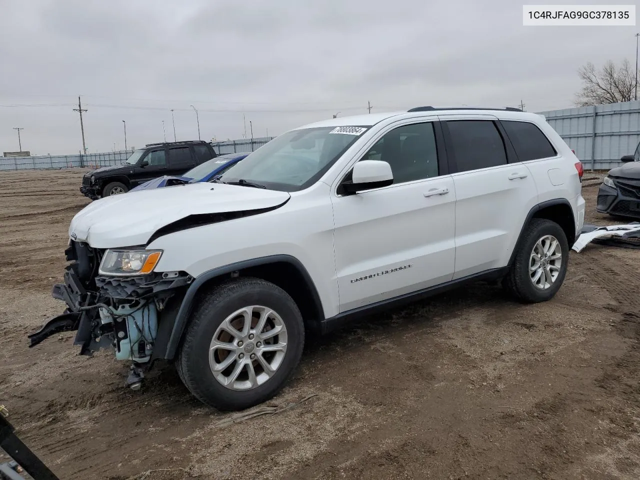 2016 Jeep Grand Cherokee Laredo VIN: 1C4RJFAG9GC378135 Lot: 78803864