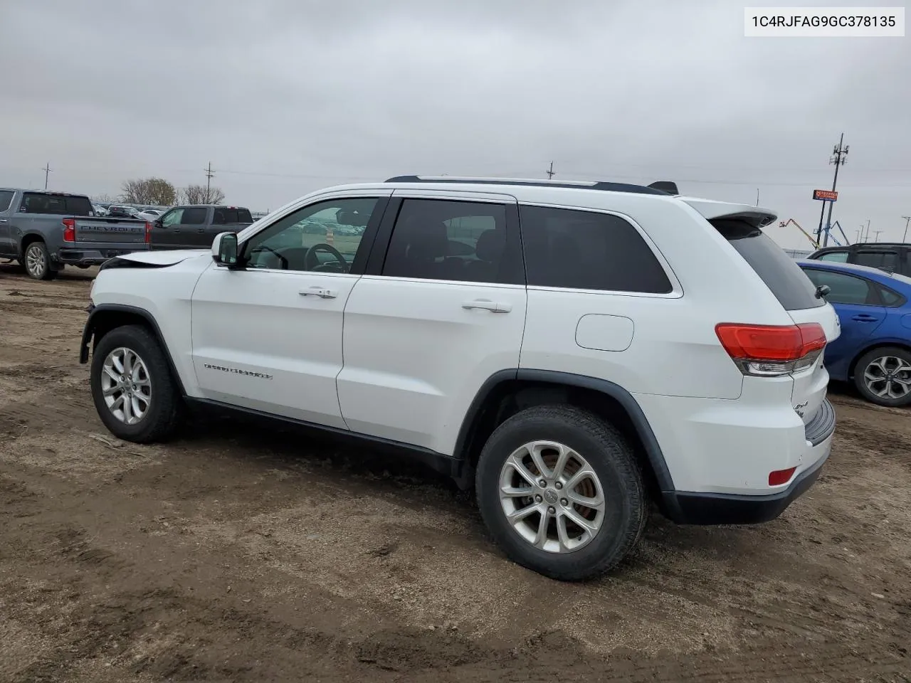 2016 Jeep Grand Cherokee Laredo VIN: 1C4RJFAG9GC378135 Lot: 78803864