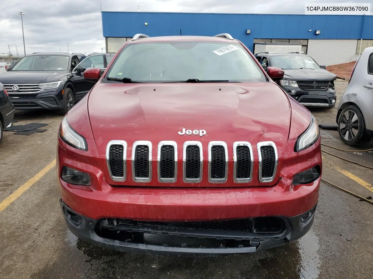 2016 Jeep Cherokee Latitude VIN: 1C4PJMCB8GW367090 Lot: 78876874