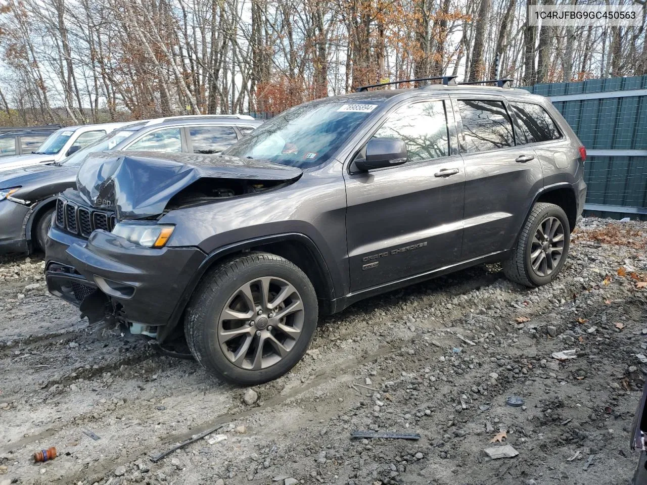 2016 Jeep Grand Cherokee Limited VIN: 1C4RJFBG9GC450563 Lot: 78985894