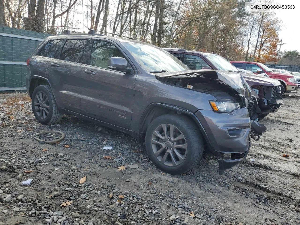 2016 Jeep Grand Cherokee Limited VIN: 1C4RJFBG9GC450563 Lot: 78985894