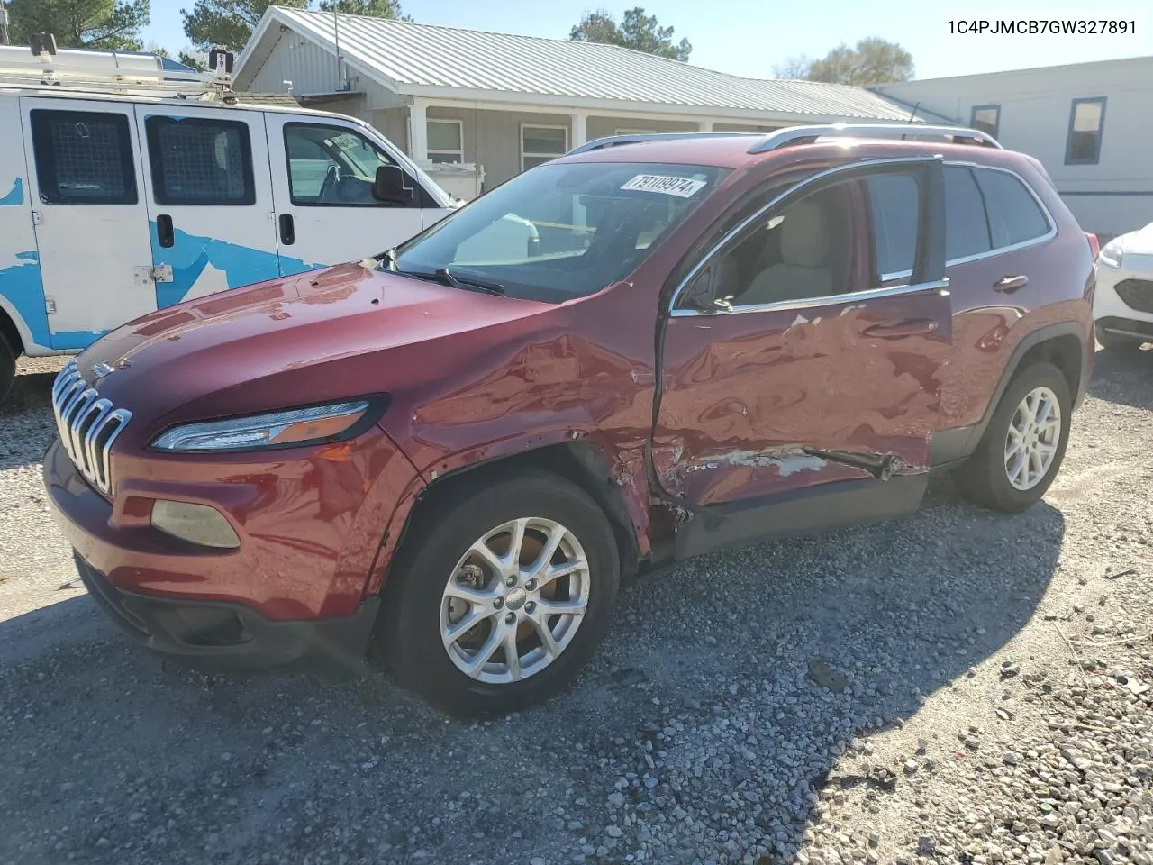 2016 Jeep Cherokee Latitude VIN: 1C4PJMCB7GW327891 Lot: 79109974