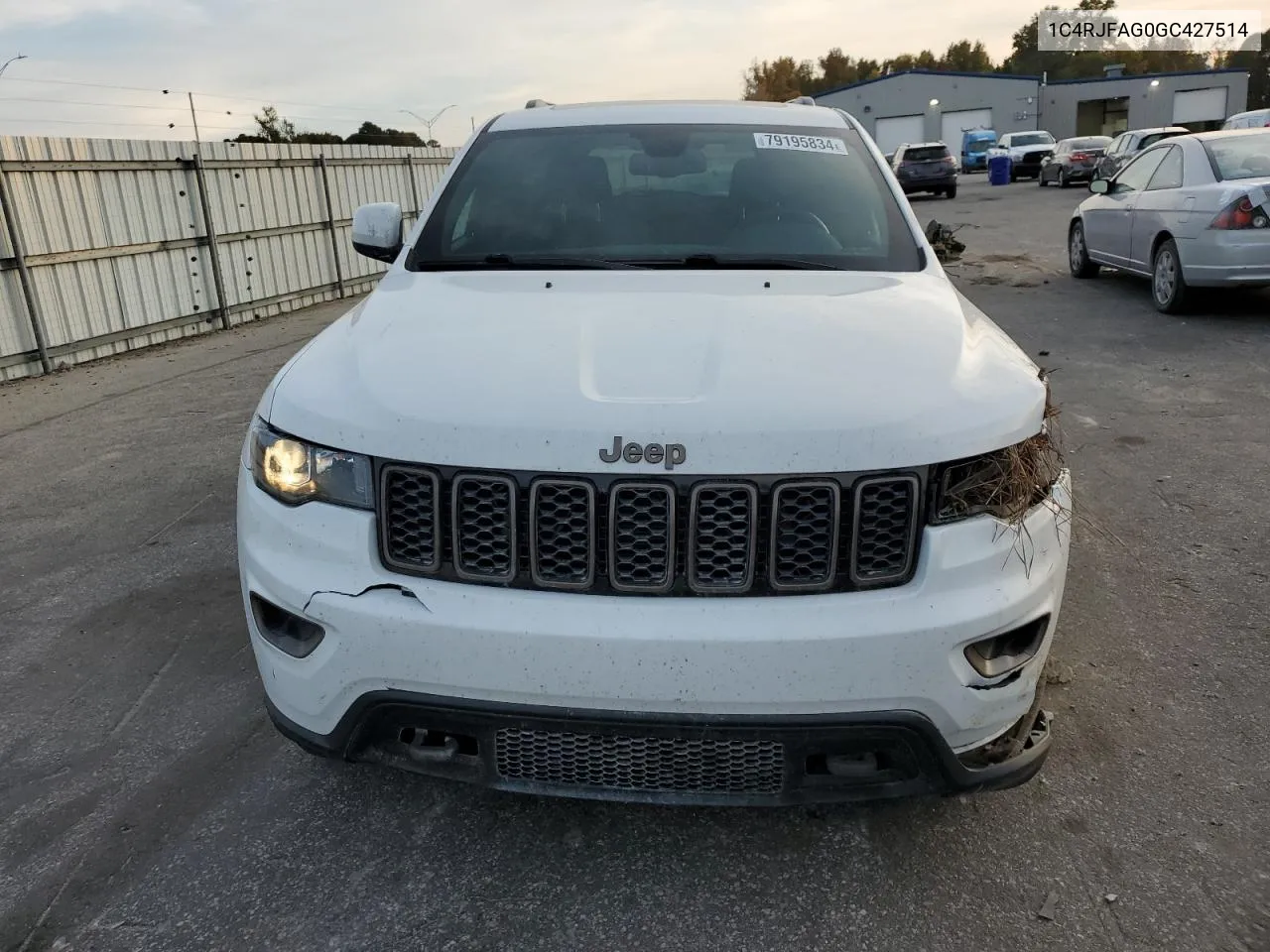 2016 Jeep Grand Cherokee Laredo VIN: 1C4RJFAG0GC427514 Lot: 79195834