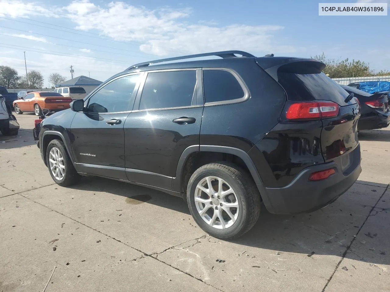 2016 Jeep Cherokee Sport VIN: 1C4PJLAB4GW361896 Lot: 79475094