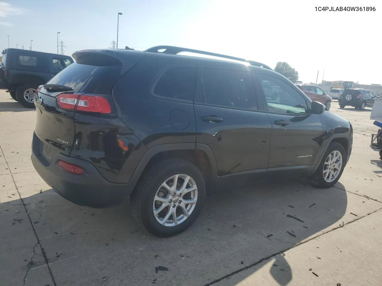 2016 Jeep Cherokee Sport VIN: 1C4PJLAB4GW361896 Lot: 79475094