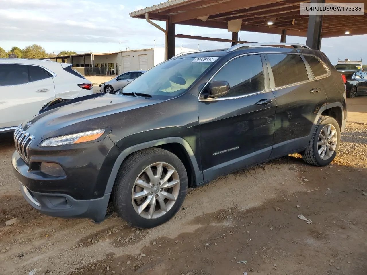 2016 Jeep Cherokee Limited VIN: 1C4PJLDS9GW173385 Lot: 79479174