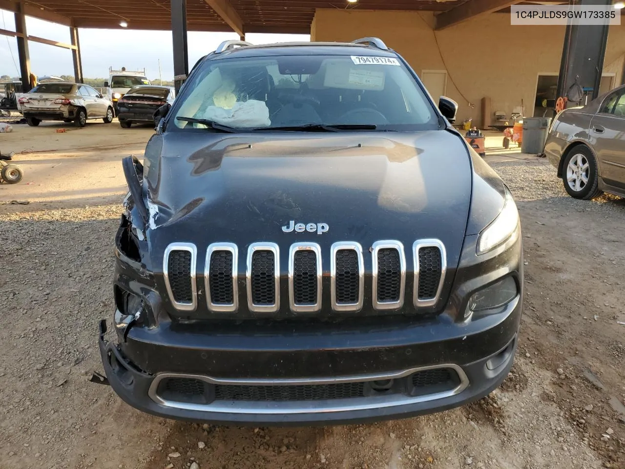 2016 Jeep Cherokee Limited VIN: 1C4PJLDS9GW173385 Lot: 79479174