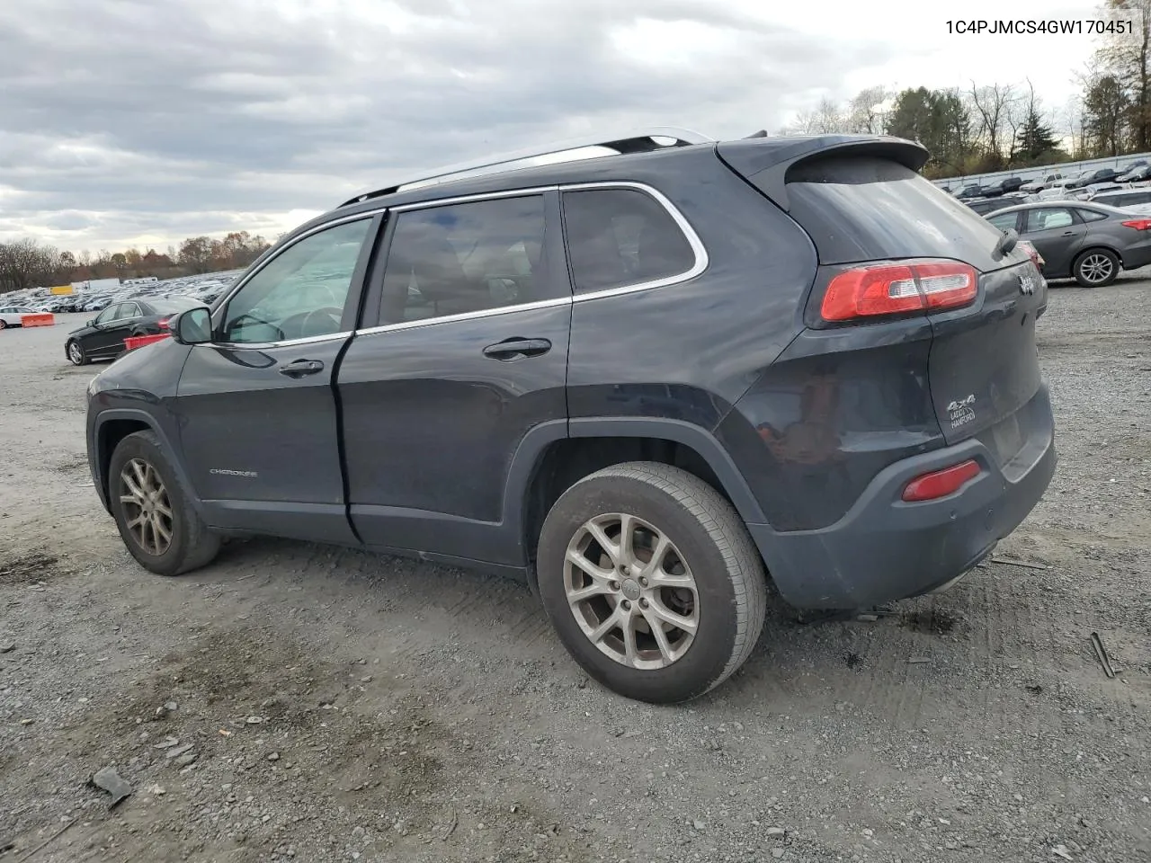 2016 Jeep Cherokee Latitude VIN: 1C4PJMCS4GW170451 Lot: 79537444