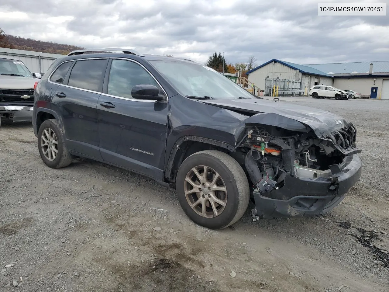 2016 Jeep Cherokee Latitude VIN: 1C4PJMCS4GW170451 Lot: 79537444