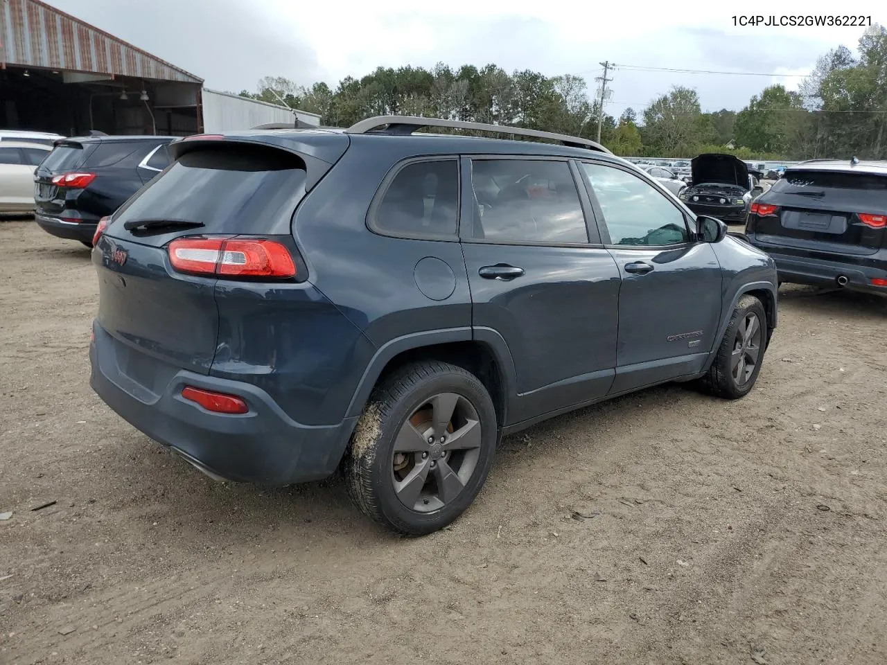 2016 Jeep Cherokee Latitude VIN: 1C4PJLCS2GW362221 Lot: 79657654