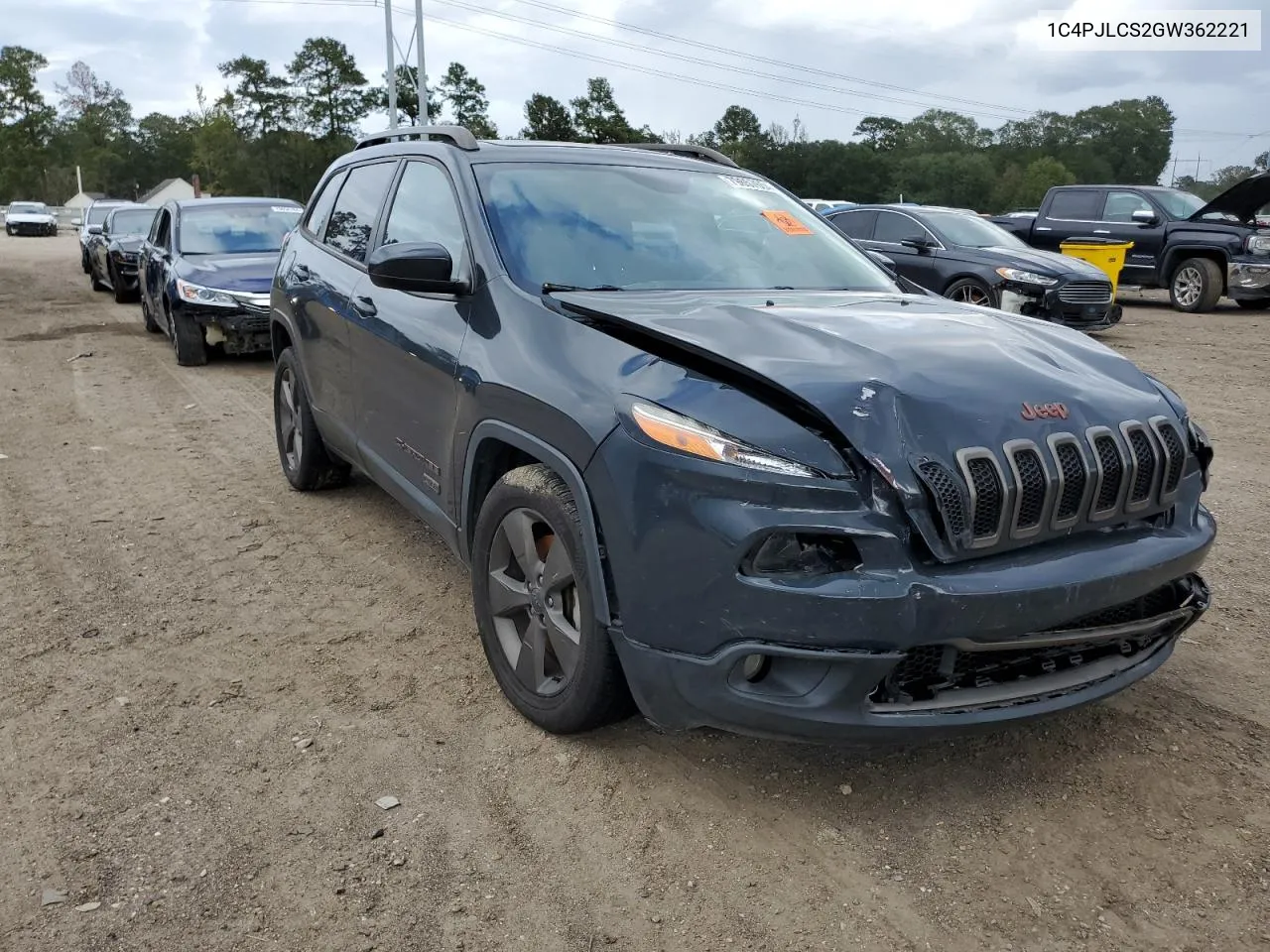 2016 Jeep Cherokee Latitude VIN: 1C4PJLCS2GW362221 Lot: 79657654