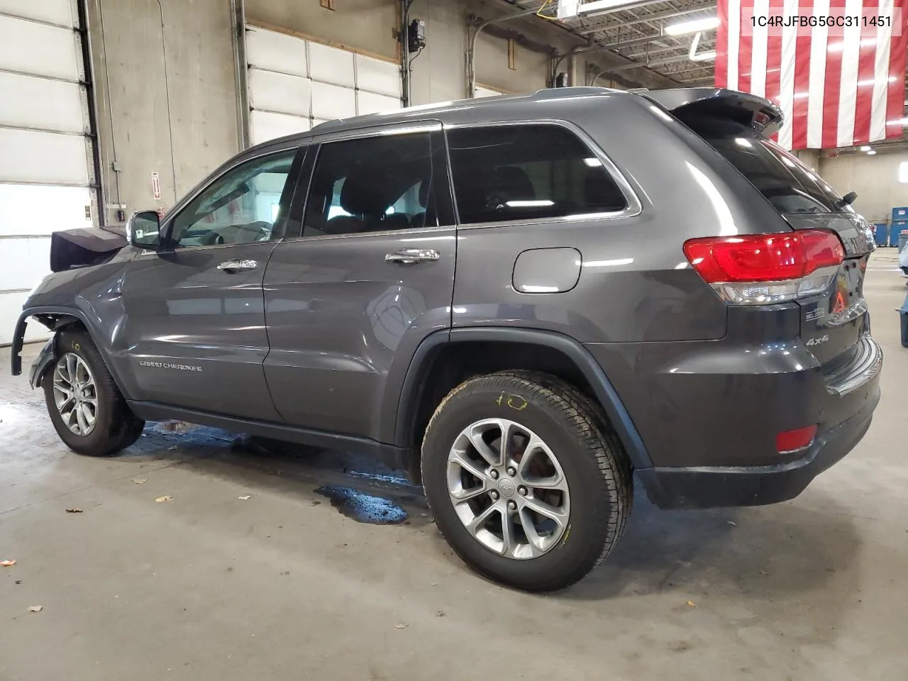 2016 Jeep Grand Cherokee Limited VIN: 1C4RJFBG5GC311451 Lot: 79722654