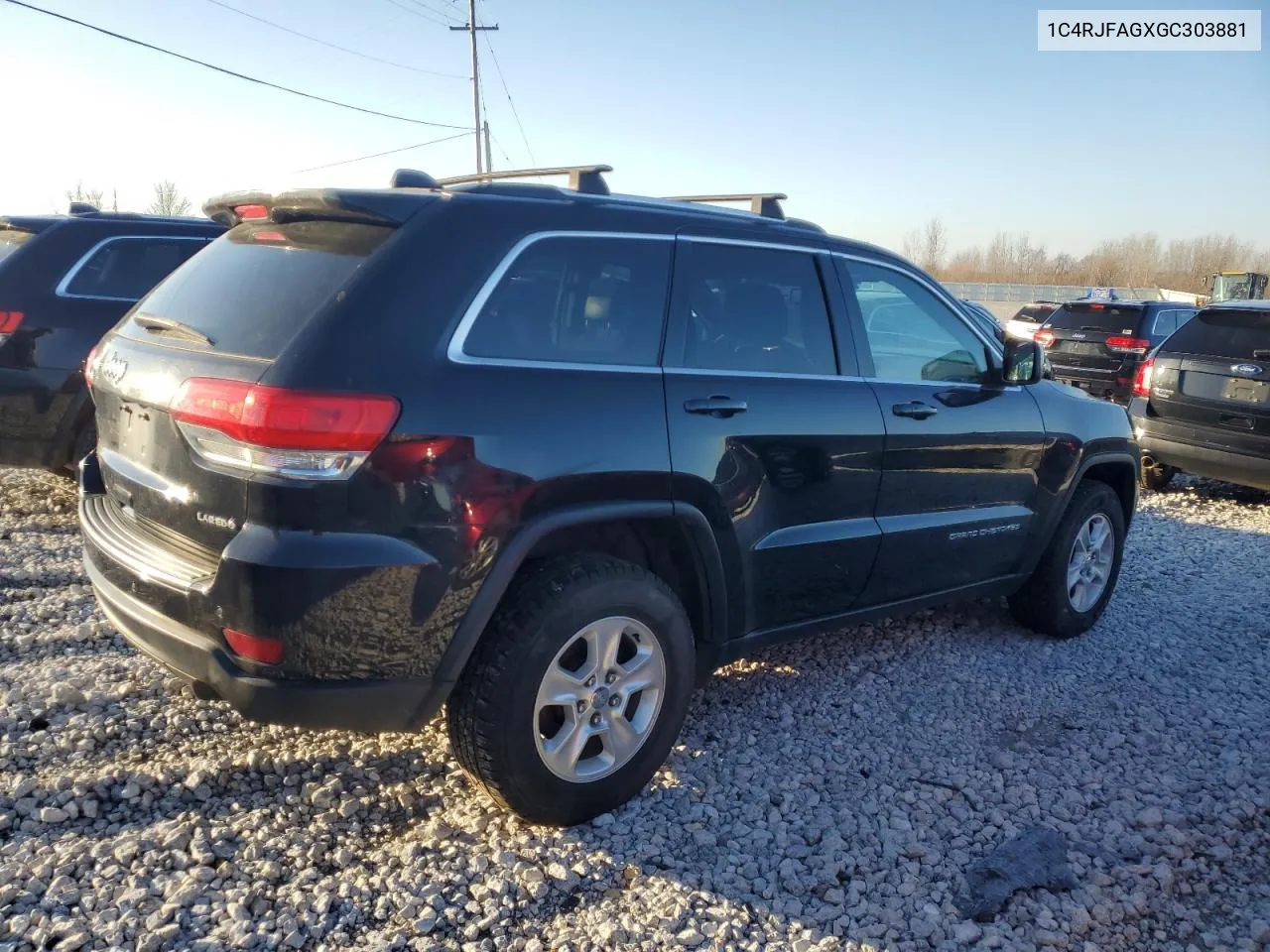 2016 Jeep Grand Cherokee Laredo VIN: 1C4RJFAGXGC303881 Lot: 79811034